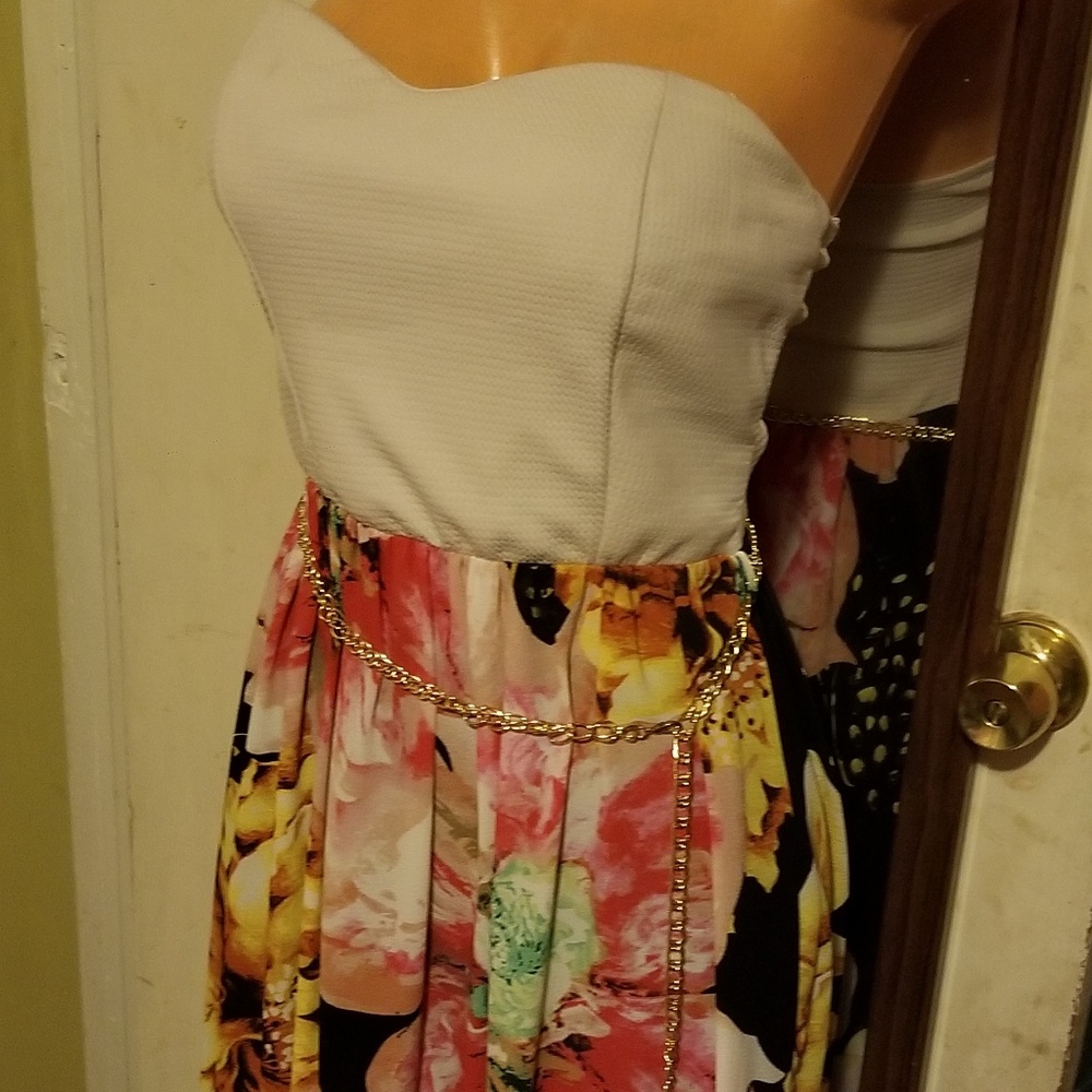 Floral maxi dress